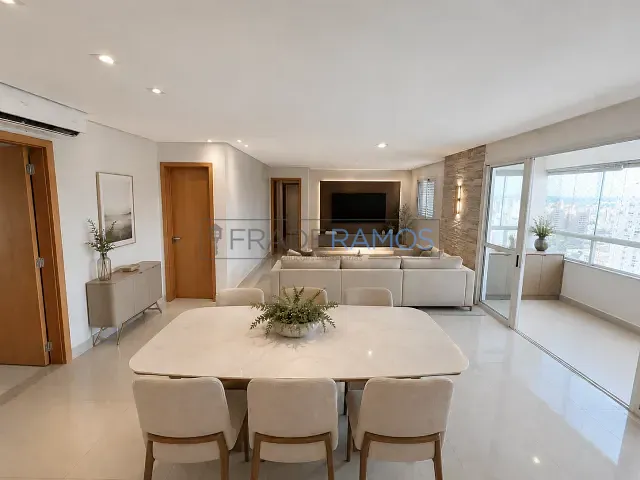 Apartamento com 219m² 3 quartos e 5 banheiros, à venda, no bairro Setor Bueno em Goiânia