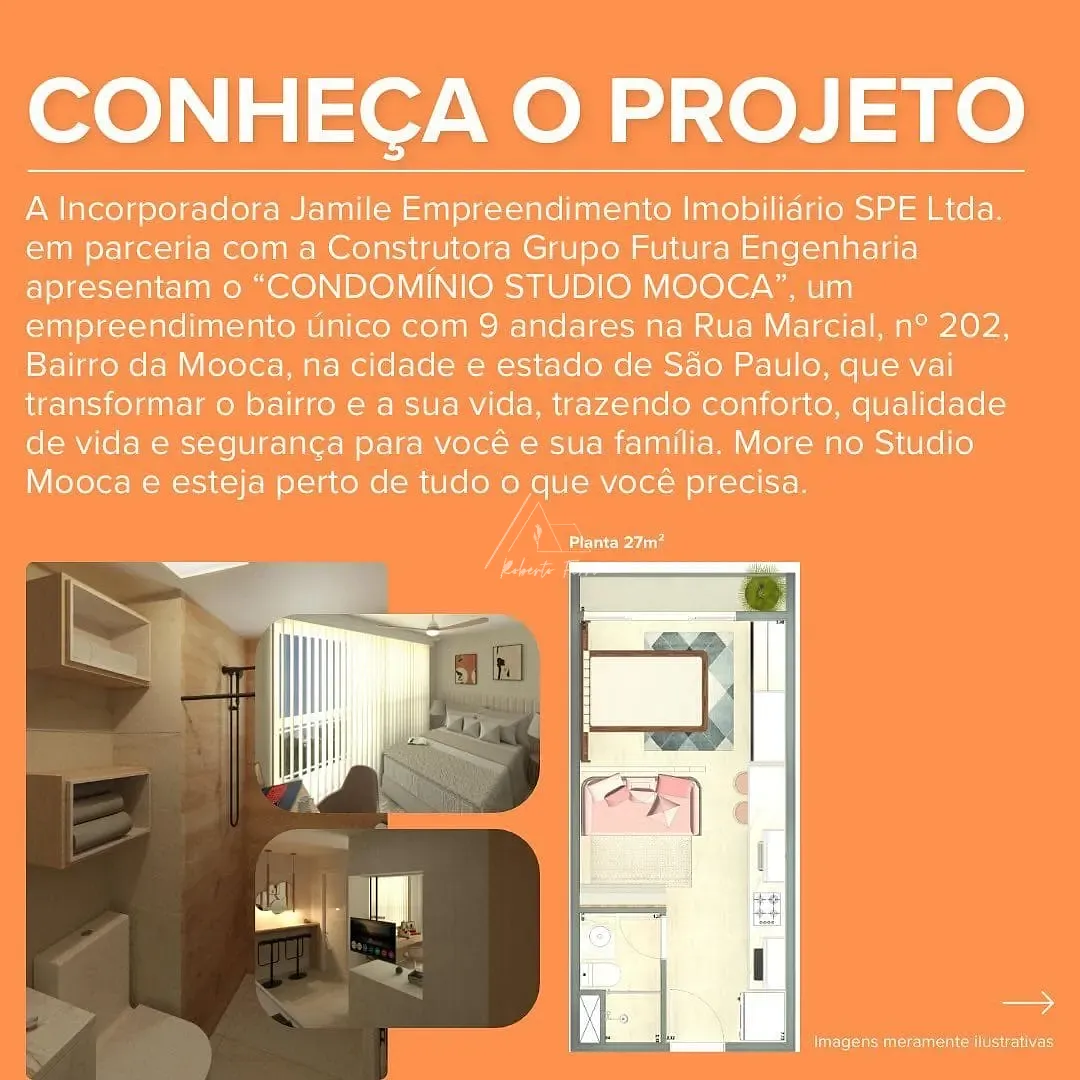 Apartamento, 1 quarto, 27 m² - Foto 3