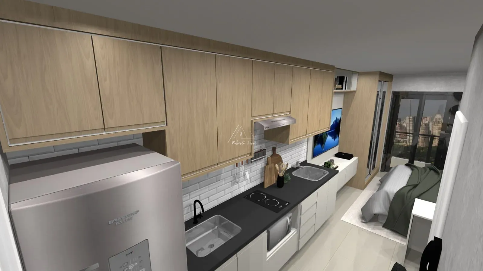 Apartamento, 1 quarto, 27 m² - Foto 46