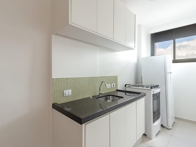 Apartamento 1 quarto e 1 banheiro, para alugar, no bairro Bela Vista em São Paulo