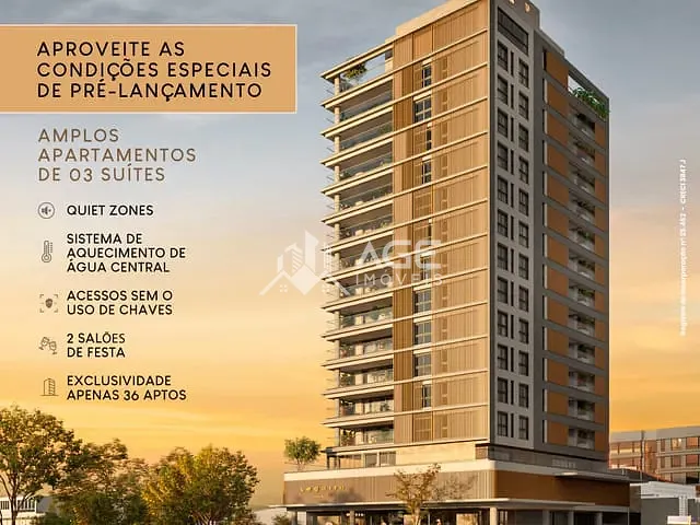 Apartamento 3 quartos e 4 banheiros, à venda, no bairro Centro em Erechim