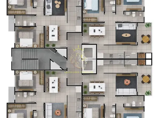Apartamento com 102m² 2 quartos e 2 banheiros, à venda, no bairro Tabuleiro em Camboriú
