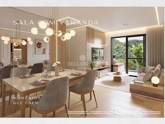 Apartamento com 73m² 2 quartos e 2 banheiros, à venda, no bairro Alto em Teresópolis
