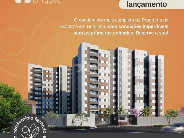 Apartamento 2 quartos e 2 banheiros, à venda, no bairro Loteamento Bem Te Vi I em Botucatu