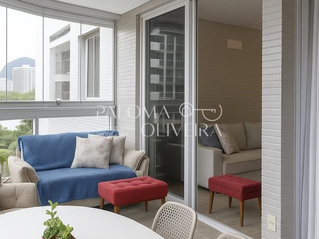 Apartamento 3 quartos e 3 banheiros, à venda ou para alugar, no bairro Barra da Tijuca em Rio de Janeiro