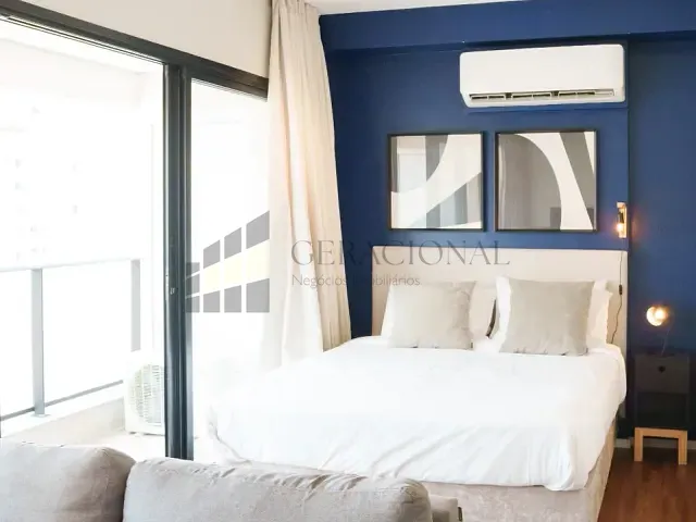 Apartamento 1 quarto e 1 banheiro, à venda, no bairro Itaim Bibi em São Paulo