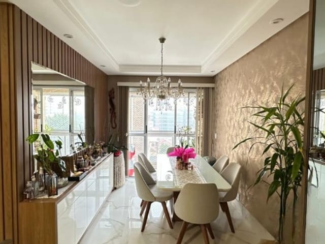 Apartamento com 91m² 3 quartos e 2 banheiros, à venda, no bairro Vila Assunção em Santo André