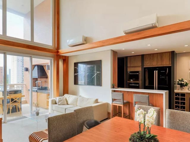 Apartamento 3 quartos e 3 banheiros, à venda, no bairro Brooklin em São Paulo