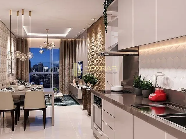 Apartamento com 95m² 2 quartos e 2 banheiros, à venda, no bairro Morretes em Itapema