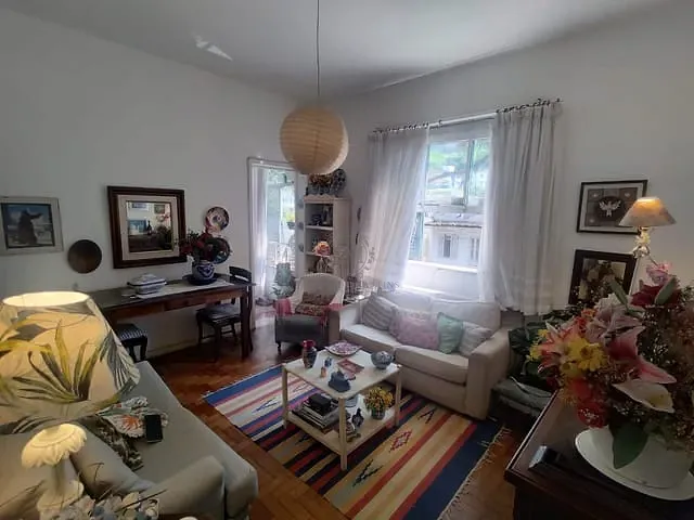 Apartamento com 88m² 3 quartos e 2 banheiros, à venda, no bairro Humaitá em Rio de Janeiro