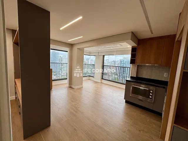 Apartamento 1 quarto e 2 banheiros, para alugar, no bairro Pinheiros em São Paulo