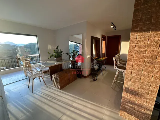 Apartamento 3 quartos e 2 banheiros, à venda, no bairro Nova Suíça em Nova Friburgo