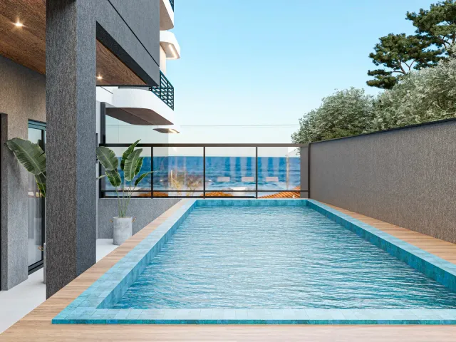 Foto do Apartamento - Apartamento à venda, lateral vista mar 402 Salinas, Balneário Barra do Sul, SC | North Center
