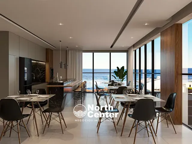 Apartamento com 127m² 3 quartos e 2 banheiros, à venda, no bairro Salinas em Balneário Barra do Sul