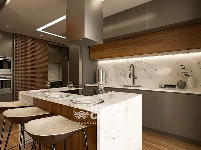 Apartamento com 115m² 3 quartos e 2 banheiros, à venda, no bairro Salinas em Balneário Barra do Sul