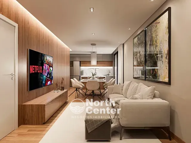 Apartamento com 115m² 3 quartos e 2 banheiros, à venda, no bairro Salinas em Balneário Barra do Sul