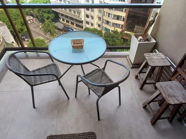 Apartamento com 34m² 1 quarto e 2 banheiros, à venda, no bairro Leblon em Rio de Janeiro