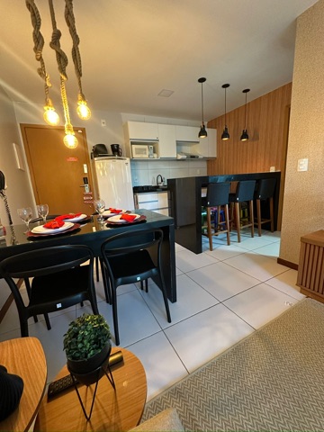 Apartamento com 41m² 1 quarto e 1 banheiro, à venda ou para alugar, no bairro Piaçavas em Barra de São Miguel