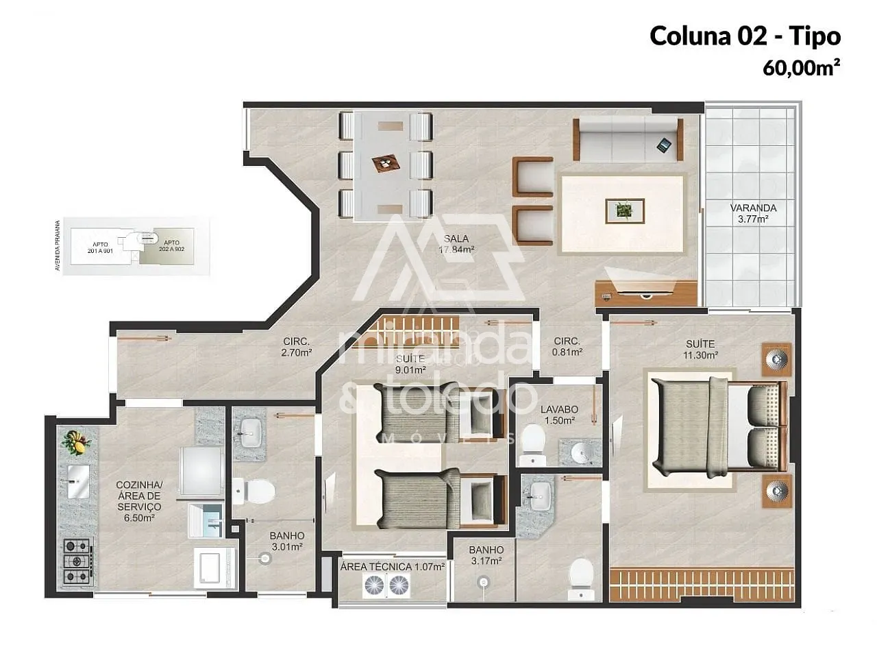 Apartamento, 2 quartos, 10 m² - Foto 22
