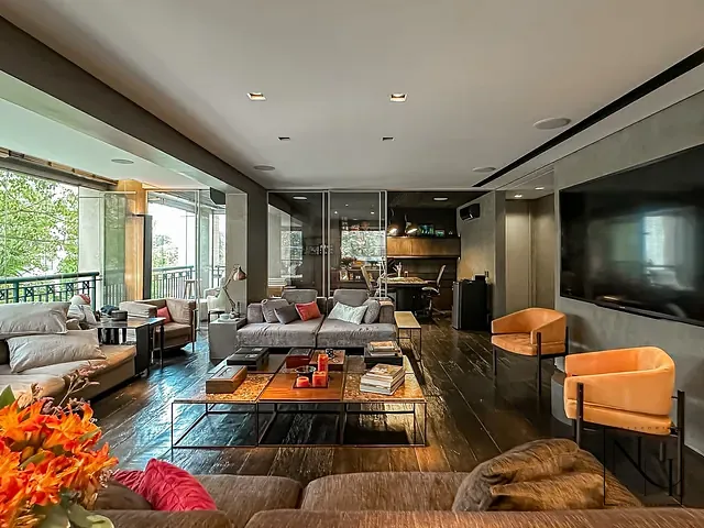 Apartamento com 238m² 3 quartos e 5 banheiros, à venda, no bairro Brooklin Paulista em São Paulo