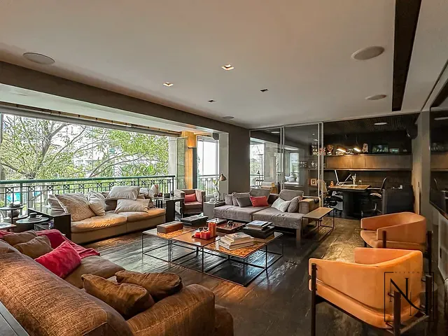 Apartamento com 238m² 3 quartos e 5 banheiros, à venda, no bairro Brooklin Paulista em São Paulo