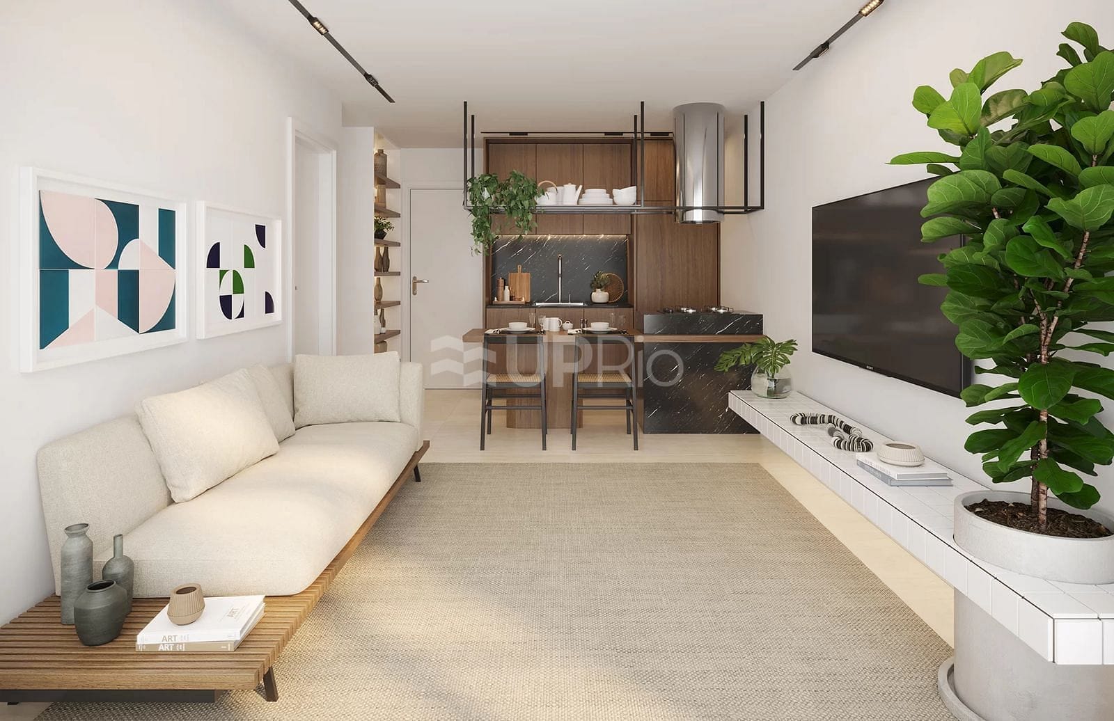 Apartamento à venda com 1 quarto, 51m² - Foto 2