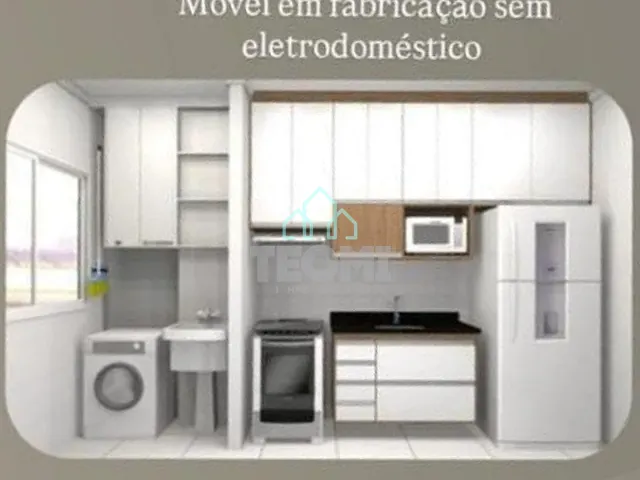 Apartamento com 48m² 2 quartos e 1 banheiro, à venda, no bairro Residencial Sítio Santo Antônio em Taubaté