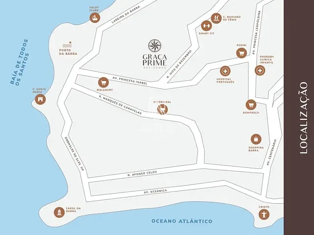 Apartamento 1 quarto e 1 banheiro, à venda, no bairro Graça em Salvador