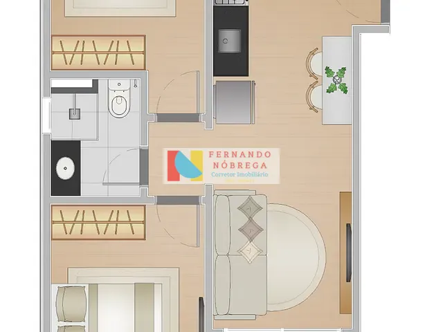 Apartamento 1 quarto e 1 banheiro, à venda, no bairro Jardim Peri em São Paulo