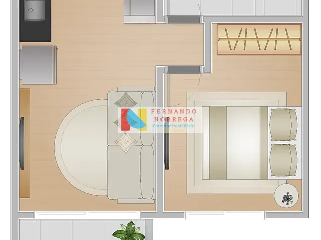 Apartamento 1 quarto e 1 banheiro, à venda, no bairro Jardim Peri em São Paulo