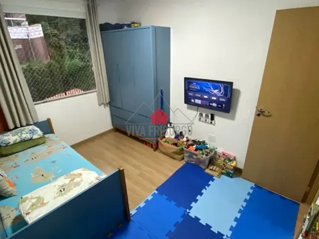 Apartamento 2 quartos e 1 banheiro, à venda, no bairro Parque Santa Elisa em Nova Friburgo