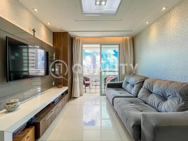 Apartamento 3 quartos e 3 banheiros, à venda, no bairro Parquelândia em Fortaleza
