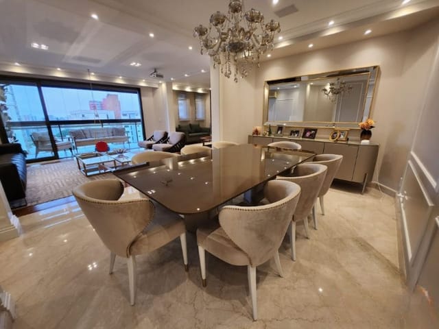 Apartamento com 290m² 4 quartos e 6 banheiros, à venda, no bairro Vila Bastos em Santo André