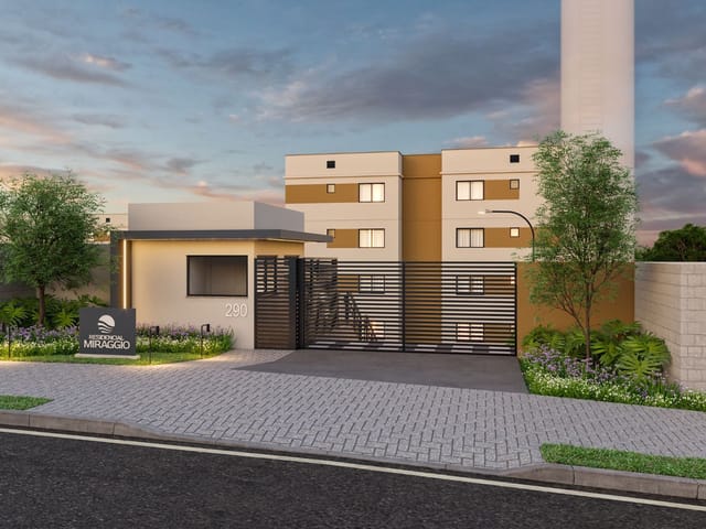 Apartamento 2 quartos e 1 banheiro, à venda, no bairro Jardim Paraíso em Apucarana