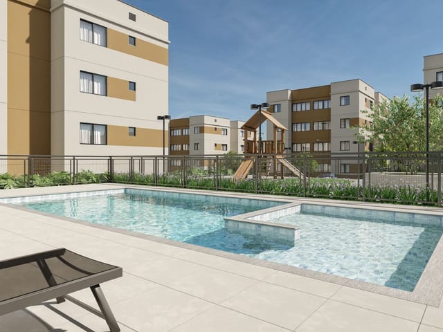 Apartamento 2 quartos e 1 banheiro, à venda, no bairro Jardim Paraíso em Apucarana