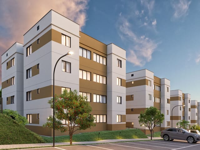 Apartamento 2 quartos e 1 banheiro, à venda, no bairro Jardim Paraíso em Apucarana