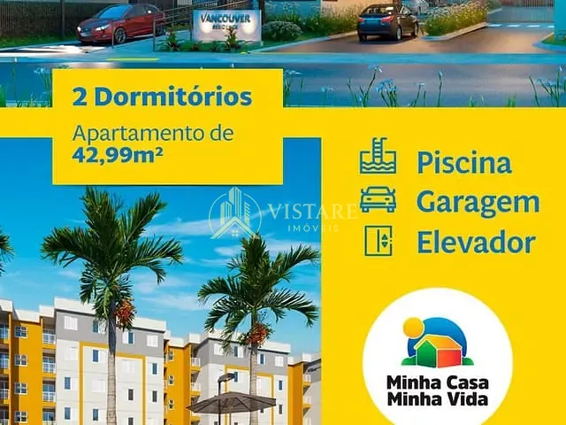 Apartamento com 42m² 2 quartos e 1 banheiro, à venda, no bairro Jardim Maria em Piracicaba