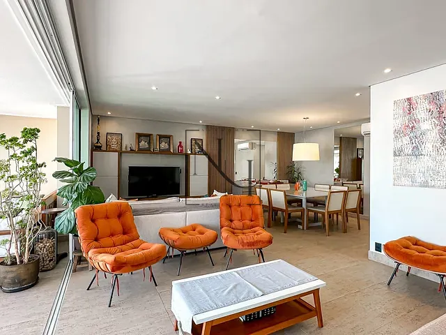 Apartamento 3 quartos e 5 banheiros, à venda, no bairro Brooklin Paulista em São Paulo
