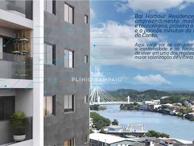Apartamento com 66m² 2 quartos e 2 banheiros, à venda, no bairro Barro Vermelho em Vitória