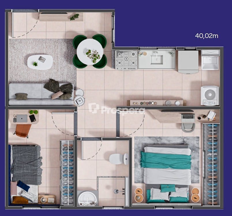 Apartamento, 2 quartos, 40 m² - Foto 6