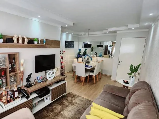 Apartamento 2 quartos e 1 banheiro, à venda, no bairro Jardim Residencial das Palmeiras em Rio Claro
