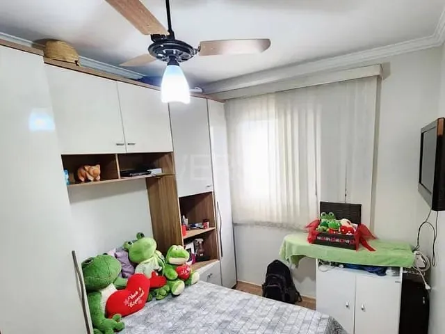Apartamento 2 quartos e 1 banheiro, à venda, no bairro Jardim Residencial das Palmeiras em Rio Claro