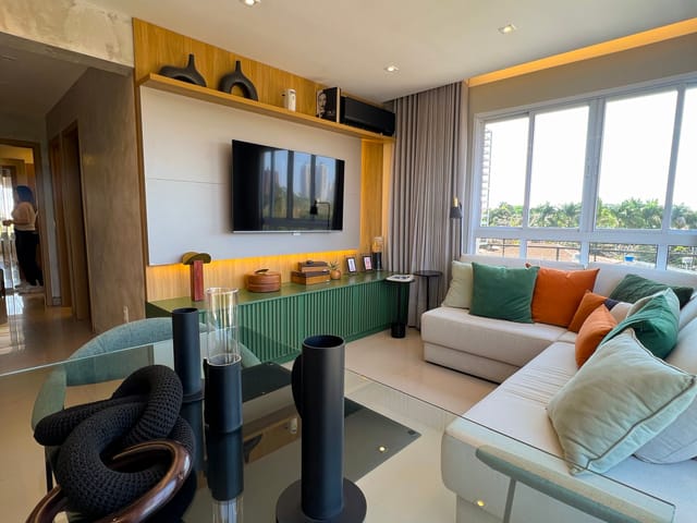 Apartamento 2 quartos e 2 banheiros, à venda, no bairro Parque Amazônia em Goiânia