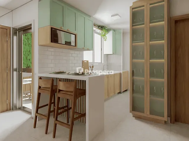 Apartamento 2 quartos e 1 banheiro, à venda, no bairro Chácaras Americanas em Anápolis
