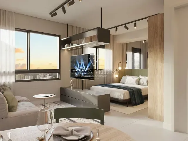 Apartamento 1 quarto e 1 banheiro, à venda, no bairro Vila Mogilar em Mogi das Cruzes
