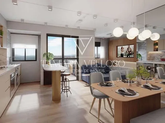 Apartamento 1 quarto e 1 banheiro, à venda, no bairro Vila Mogilar em Mogi das Cruzes