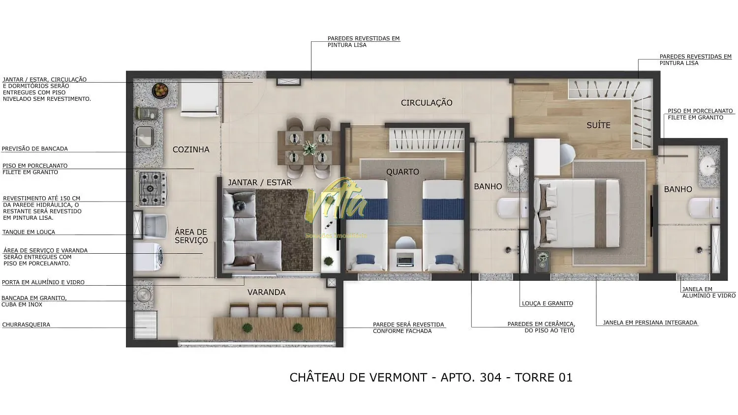 Apartamento, 2 quartos, 49 m² - Foto 6