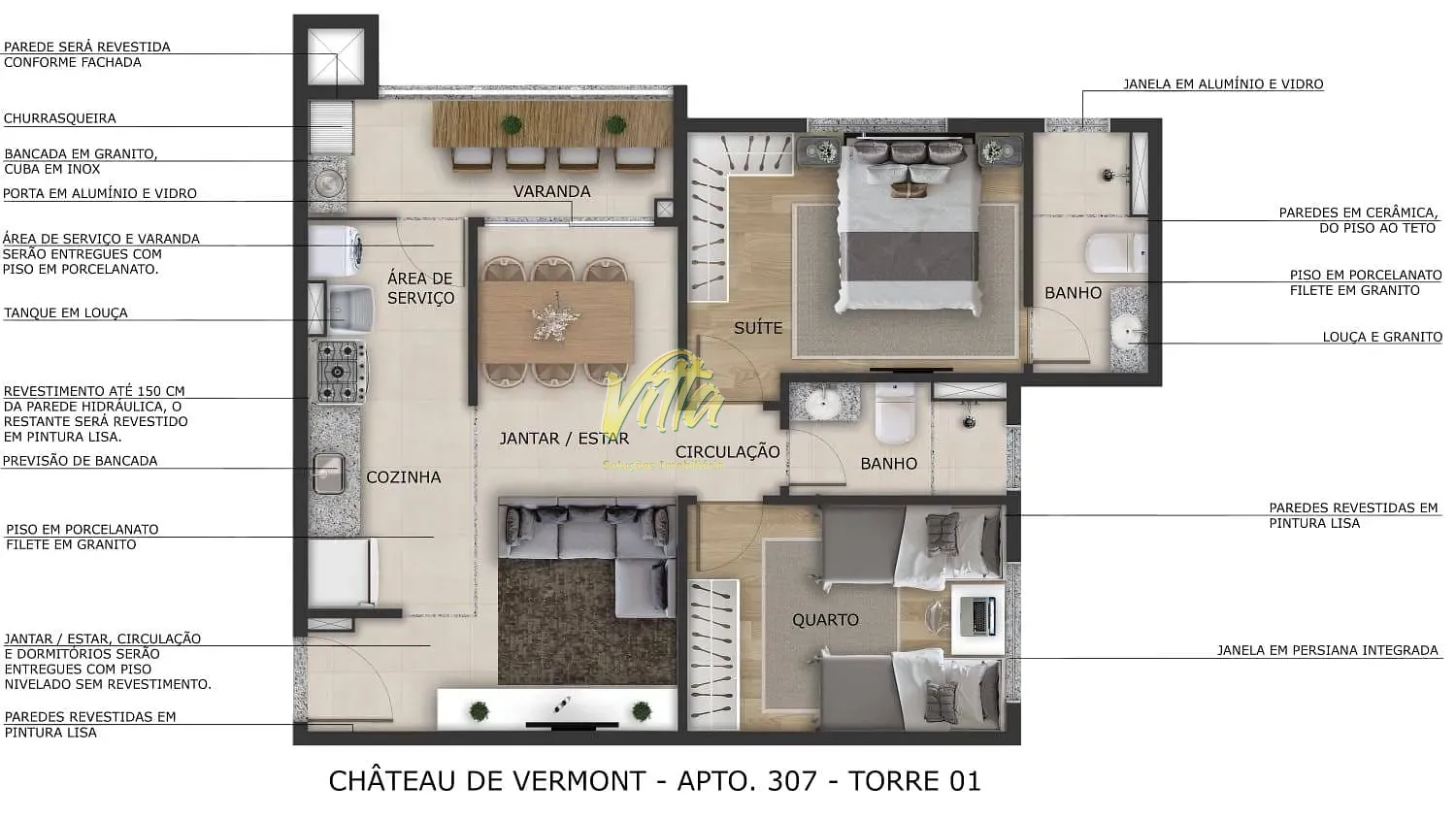 Apartamento, 2 quartos, 49 m² - Foto 7