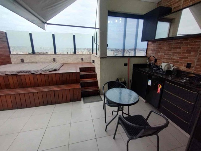 Apartamento 1 quarto e 3 banheiros, para alugar, no bairro Ouro Preto em Belo Horizonte