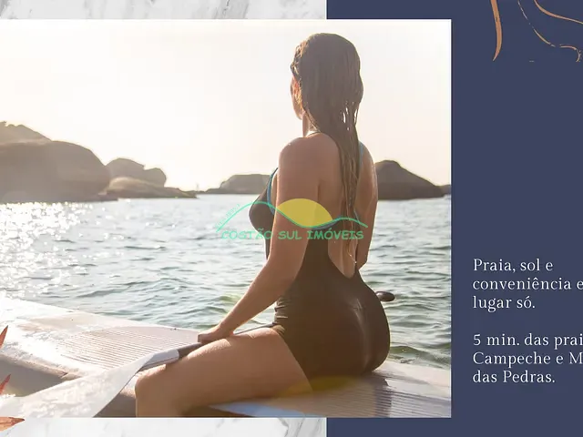 Apartamento 1 quarto e 2 banheiros, à venda, no bairro Ribeirão da Ilha em Florianópolis